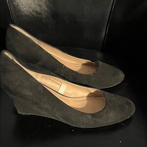 Elegant Black Women's Wedge Shoes size 11